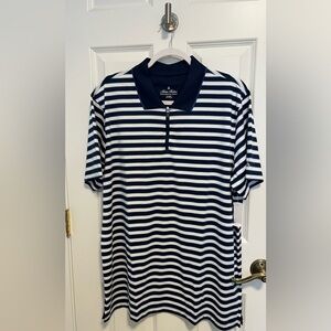 NWT Brooks Brothers men’sPerformance Series short sleeve polo. Size XL. Stripes